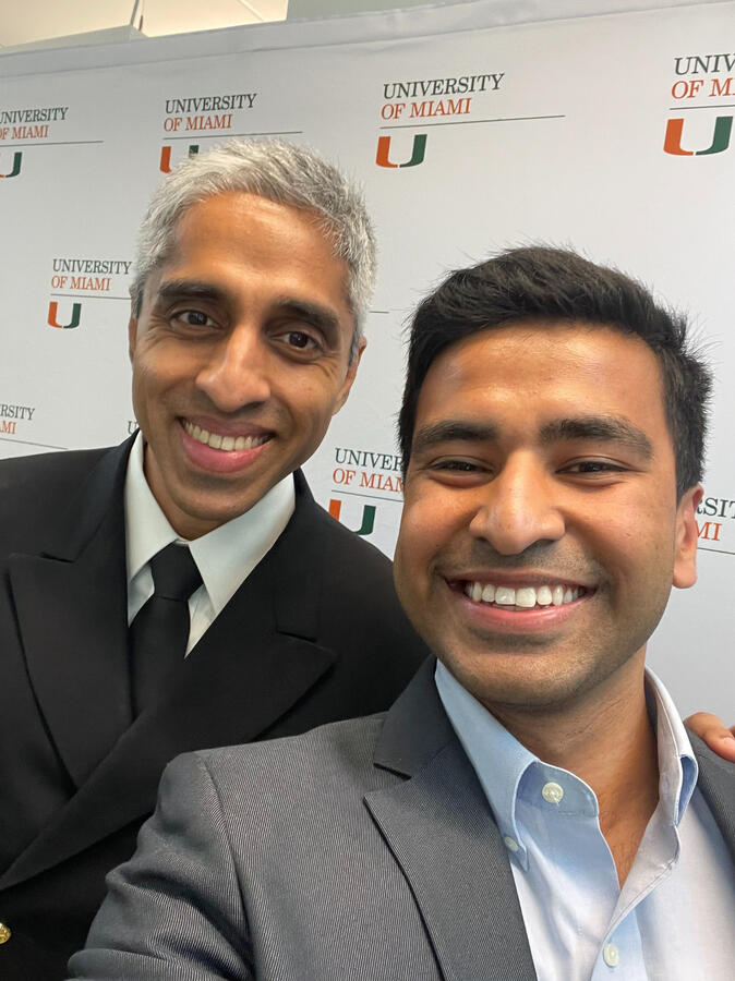 Taken after a small group conversation with U.S. Surgeon General Dr. Vivek Murthy about loneliness and mental health in America.